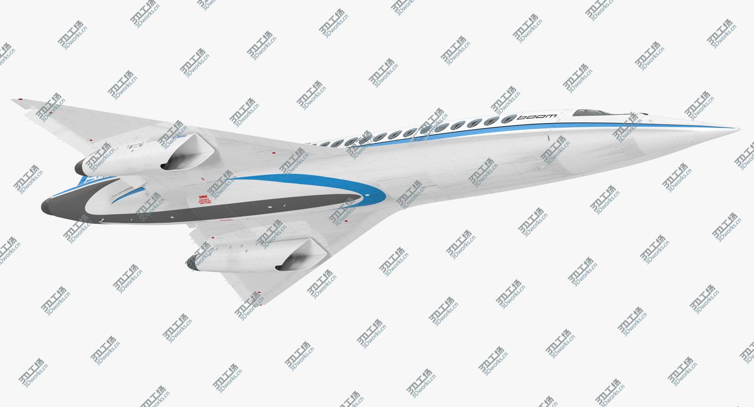 images/goods_img/2021040163/Boom Supersonic Jet Rigged 3D model/2.jpg